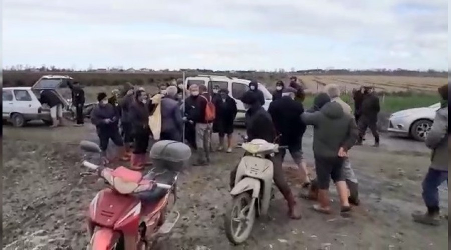 Bafra'da arazi toplula�t�rmas� gerginli�i