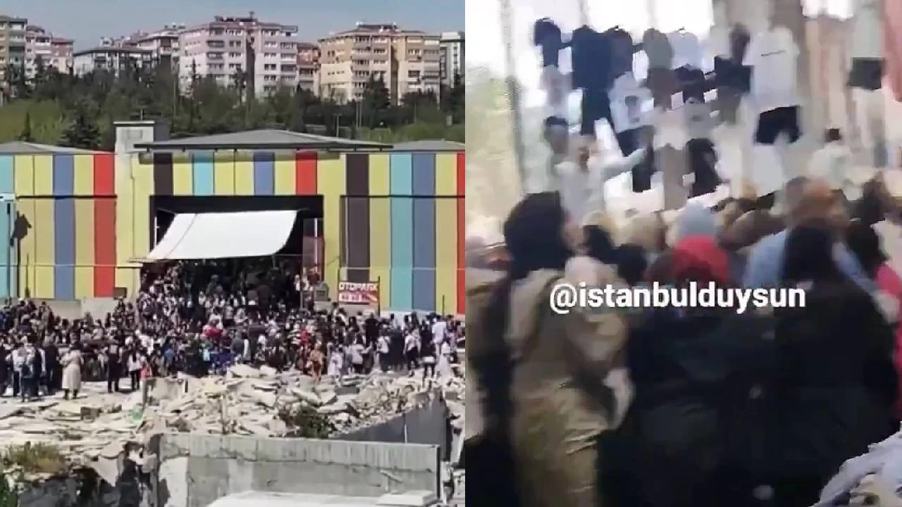 Bakırköy sosyete pazarında 'bomba var' izdihamı!