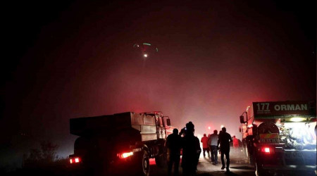 Balıkesir Susurluk yangını kısmen kontrol altında
