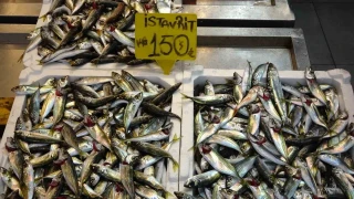 Bayram �ncesi bal�k tezgahlar�nda bolluk