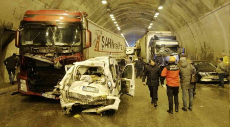 Bolu Da Tneli'nde 18 aracn kart kazayla ilgili yeni gelime