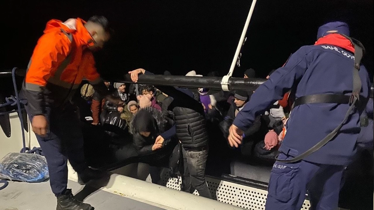 Çanakkale'de 89 kaçak göçmen yakalandı