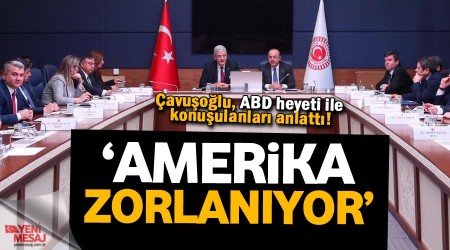 Çavuoğlu: ABD, Suriye'den çekilmekte zorlanıyor