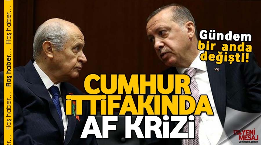 Cumhur ittifak�nda Af krizi