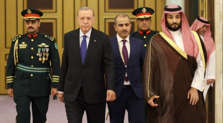 Erdoğan Suudi Arabistan'da