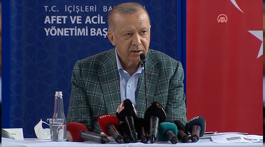 Erdoğan yangın uçağı yokluğundan THK'yı sorumlu tuttu