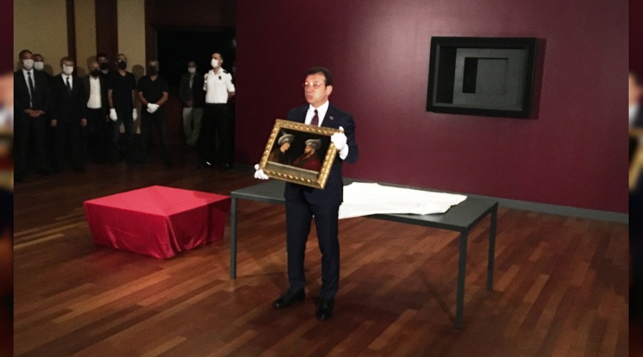 Fatih'in tablosu görücüye çıktı