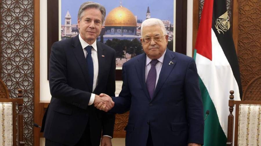Filistin Devlet Başkanı Abbas, Blinken’dan İsrail’in saldırılarını durdurmasını istedi