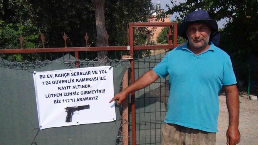 Hırsızlığa karşı: 'Biz 112'yi aramayız'