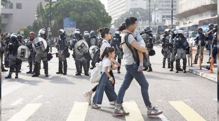 Hong Konglular sandık başında