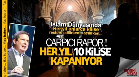 'Hristiyanlıktan kitlesel kaçış'