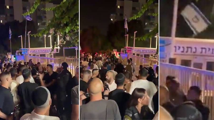 srail'deki fanatik Yahudiler, 'Araplara lm' sloganlaryla Filistinli rencilerin yurdunu bast