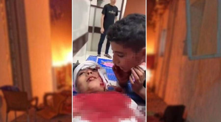 İsrail'in vurduğu hastaneden yürek burkan görüntü