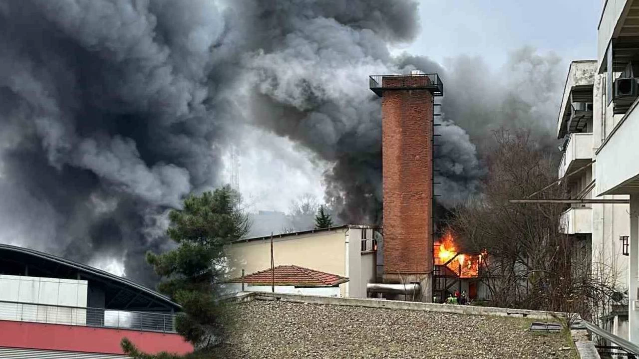 İTÜ Maslak kampüsü içerisinde yangın