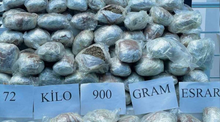 Kahve ile kamufle edilmiş esrar ele geçirildi