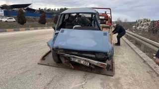 Kastamonu'da ii servisi ile otomobil arpt: 6 yaral