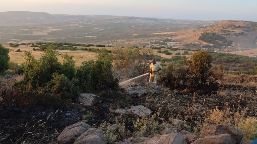 Kilis'te orman yangını söndürüldü