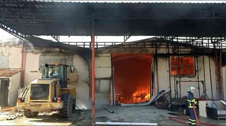 Krklareli'nde mobilya fabrikasnda yangn