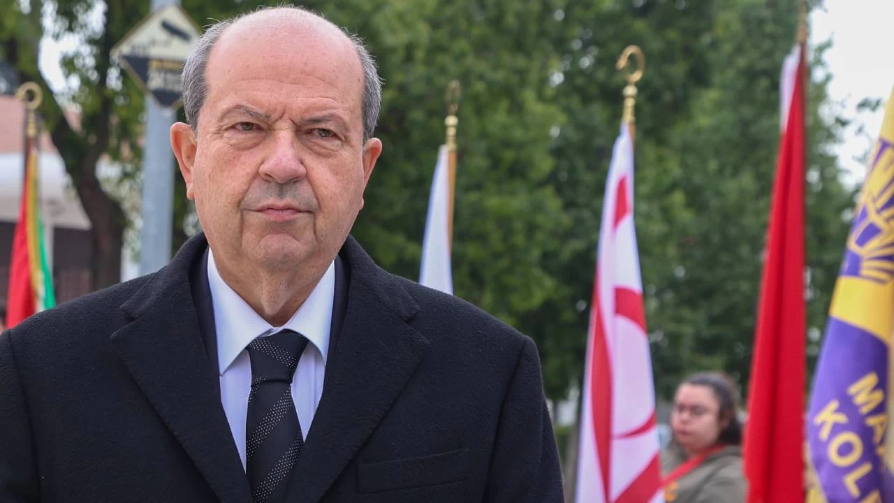 KKTC Cumhurba�kan� Tatar: T�rkiye'nin garant�rl���, vazge�ilmez k�rm�z� �izgimizdir
