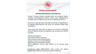 Kocaeli'ndeki yangın faciasına ilişkin 7 kişi açığa alındı
