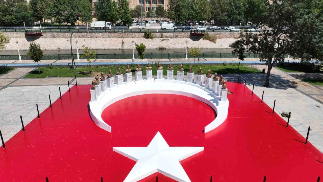 Köklü Türk geleneğini anlatan anıt Tokat'ta yapıldı