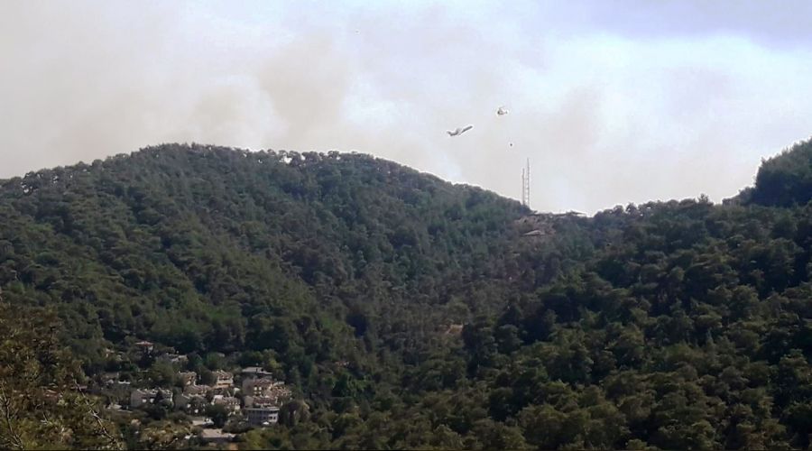 Marmaris-Dat�a karayolu ula��ma kapand�
