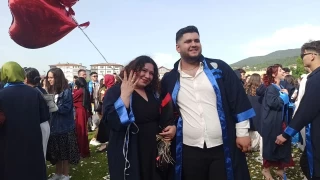 Mezuniyet treninde evlilik teklifi srprizi