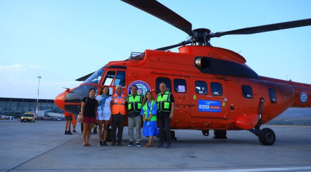 Muğla Büyükşehir 4,5 ton kapasiteli helikopter getirdi