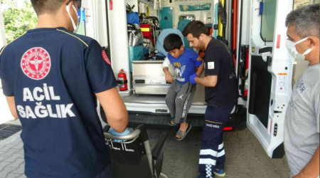 Mula'da yolda dondurma yiyen ocua kpek saldrd.
