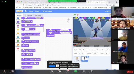 Öğrencilere online kodlama eğitimi verildi