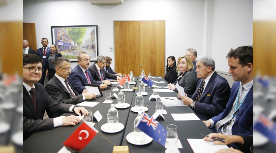 Oktay ve Çavuşoğlu Yeni Zelanda’da