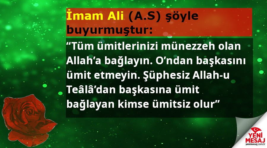 �O�ndan ba�kas�n� �mit etmeyin�