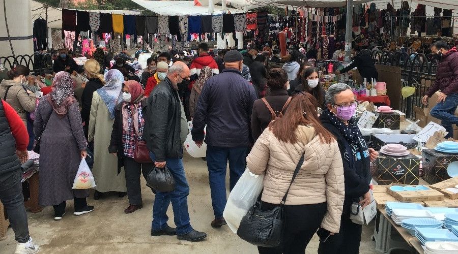 Pazar al��veri�i Korona vir�s tan�m�yor