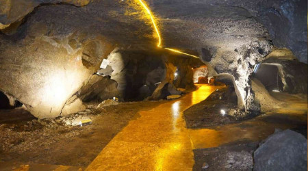 Pileki Mağarası ziyaretçilerin ilgi odağı