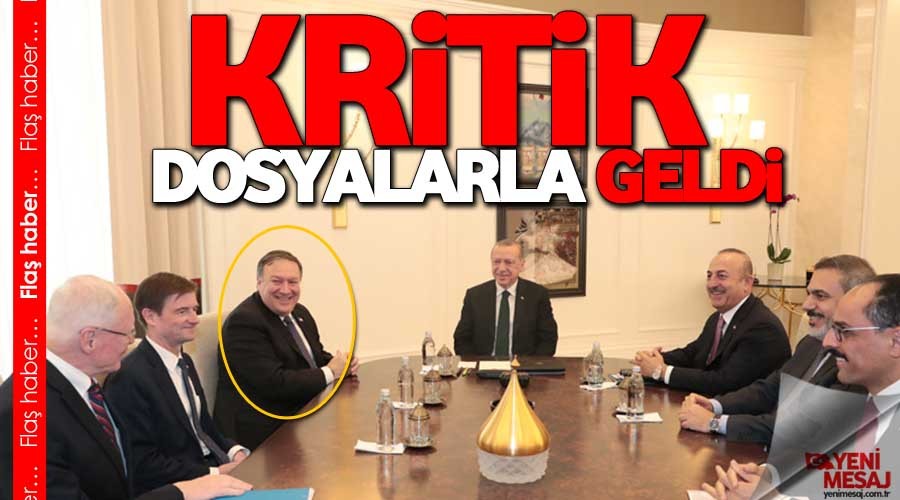 Pompeo kritik dosyalarla geldi