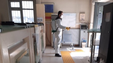 PTT şubesi korona virüs nedeni ile kapatıldı