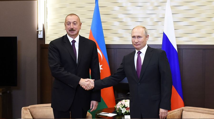 Putin ile Aliyev 'Ukrayna'y grt