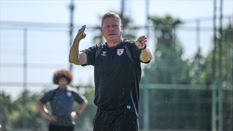Samsunspor'un yeni hocas siftah yapt