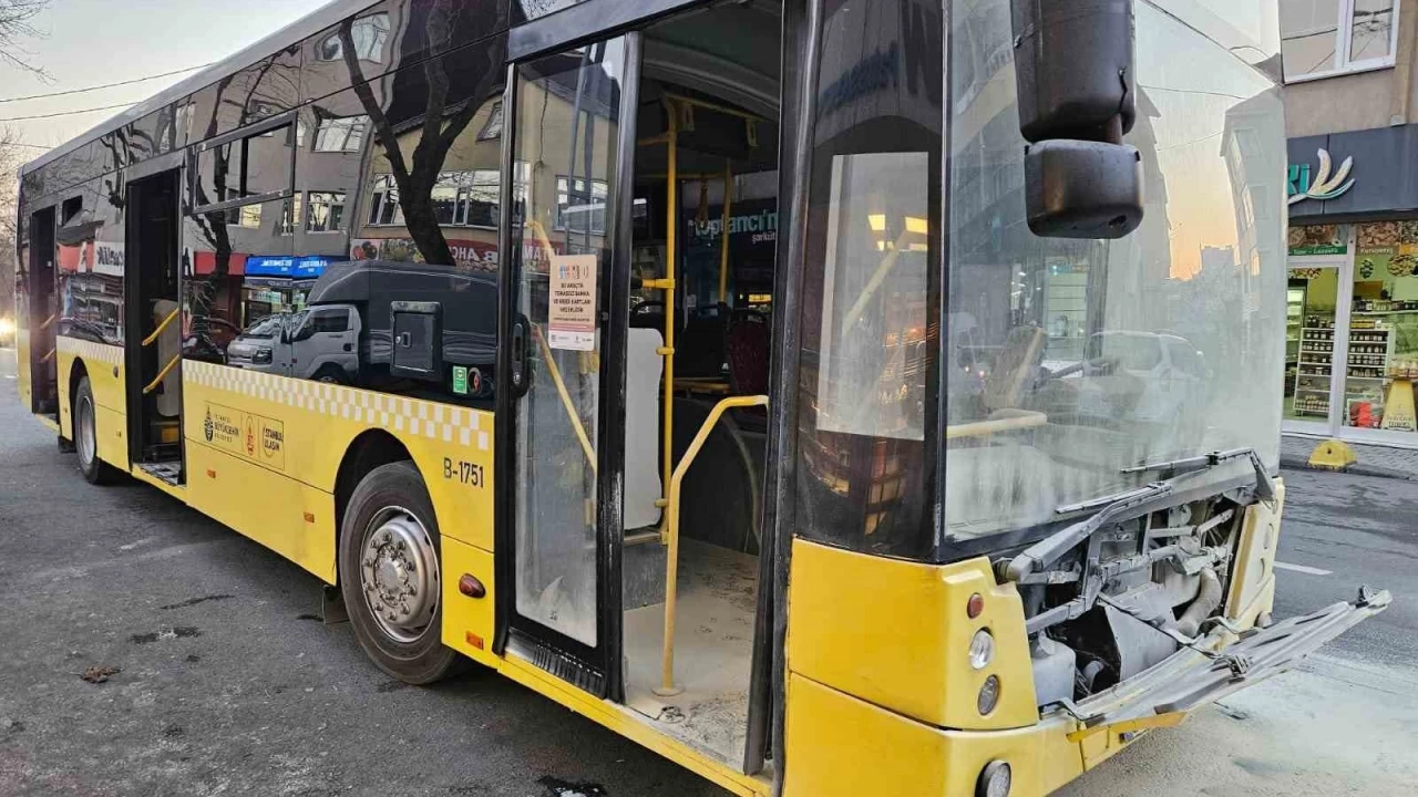 Sarıyer'de hareket halindeki İETT otobüsünde yangın