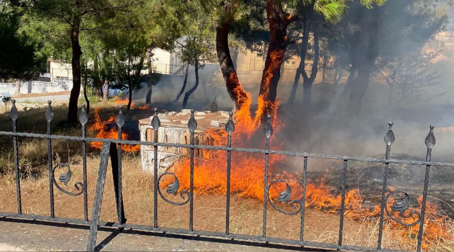 Soma'da üst üste yangın