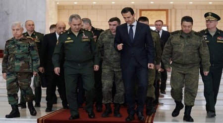 Şoygu, Suriye'de Esad ile görüştü