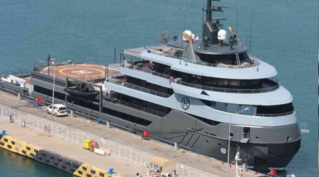 Süper lüks yat 'The Ragnar' Fethiye'de