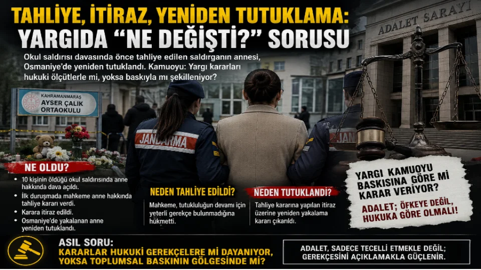 Tahliye edildi, itiraz geldi, yeniden tutukland�