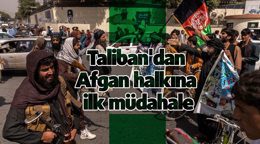Taliban'dan Afgan halk�na ilk m�dahale