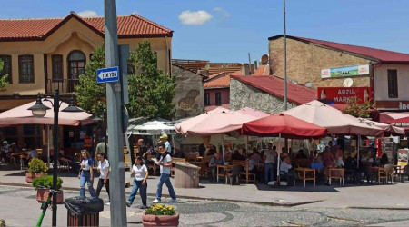 Tarihi bölgede hafta sonu yoğunluğu
