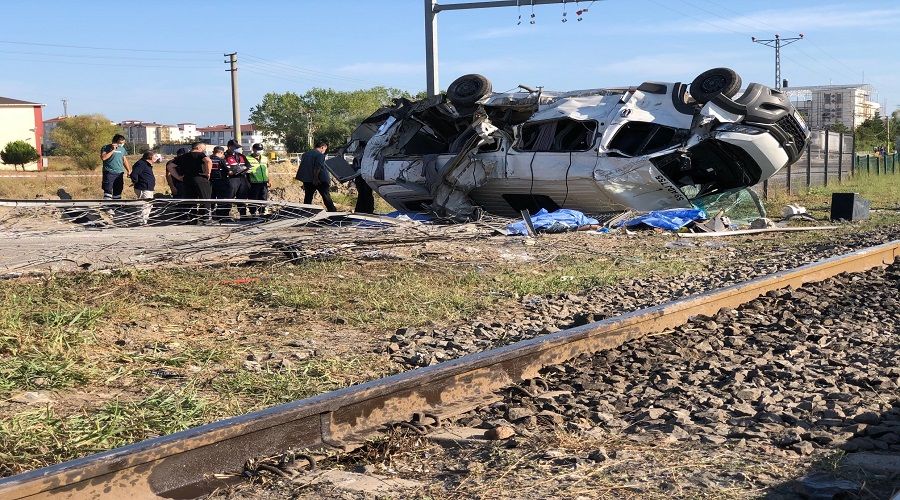 Tekirdağ'da tren kazası: 4 ölü, 7 yaralı