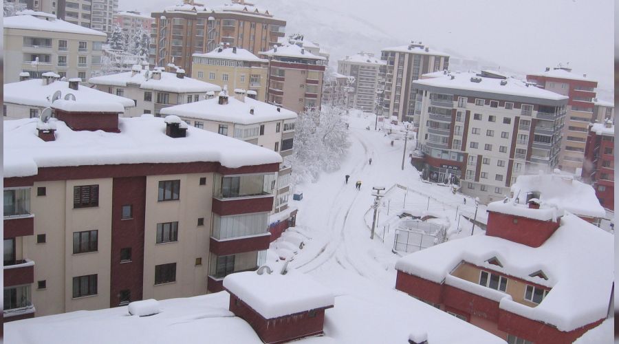 Trabzon'da bir g�n kar tatili