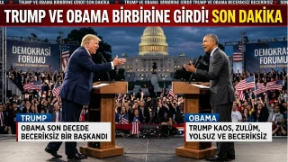 TRUMP VE OBAMA BİRBİRİNE GİRDİ!