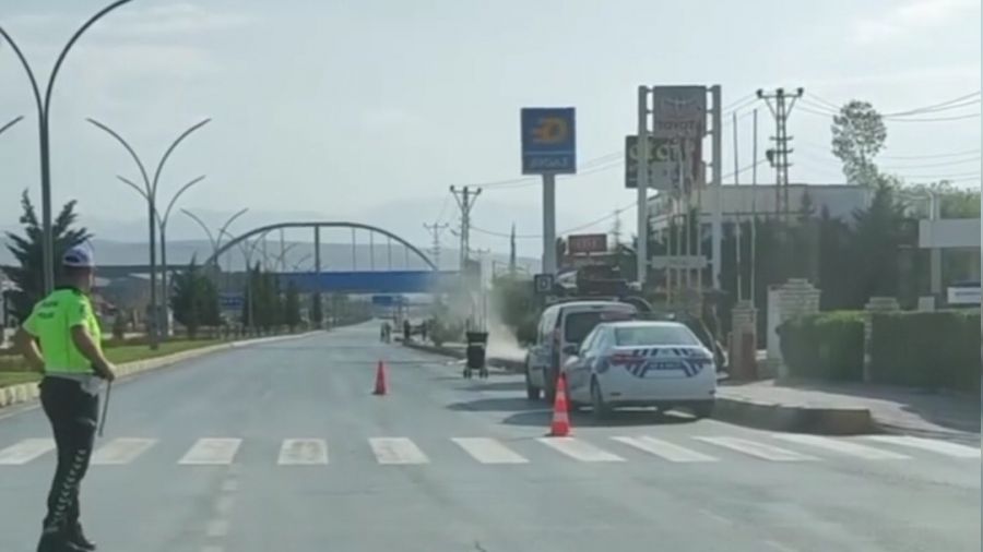 Van'da pheli valiz alarm