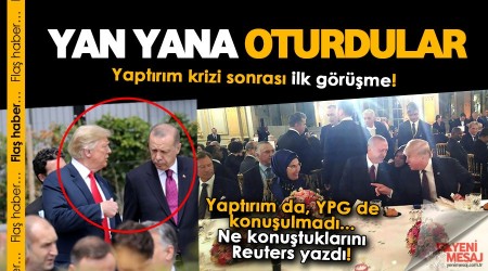 Yaptırım krizi sonrası Trump ile ilk buluşma!
